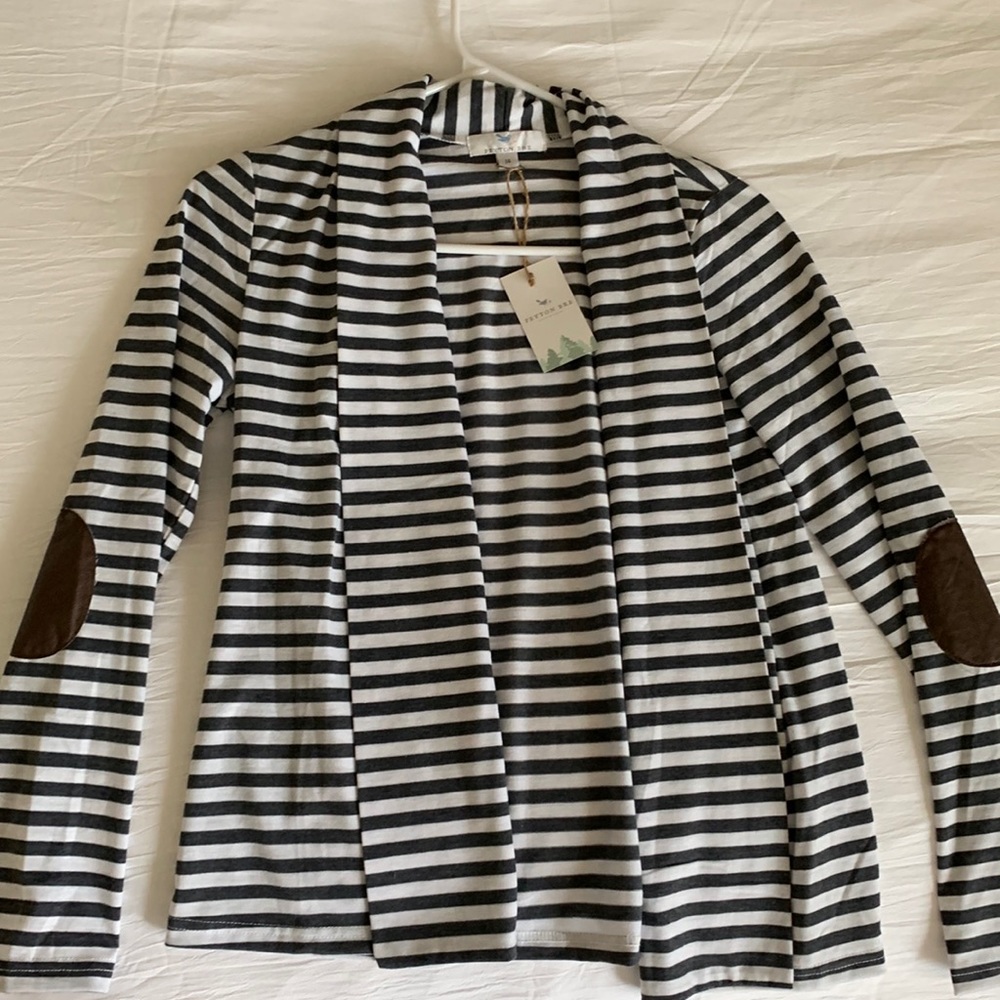 Peyton Bre Cardigan with elbow patches. NWT